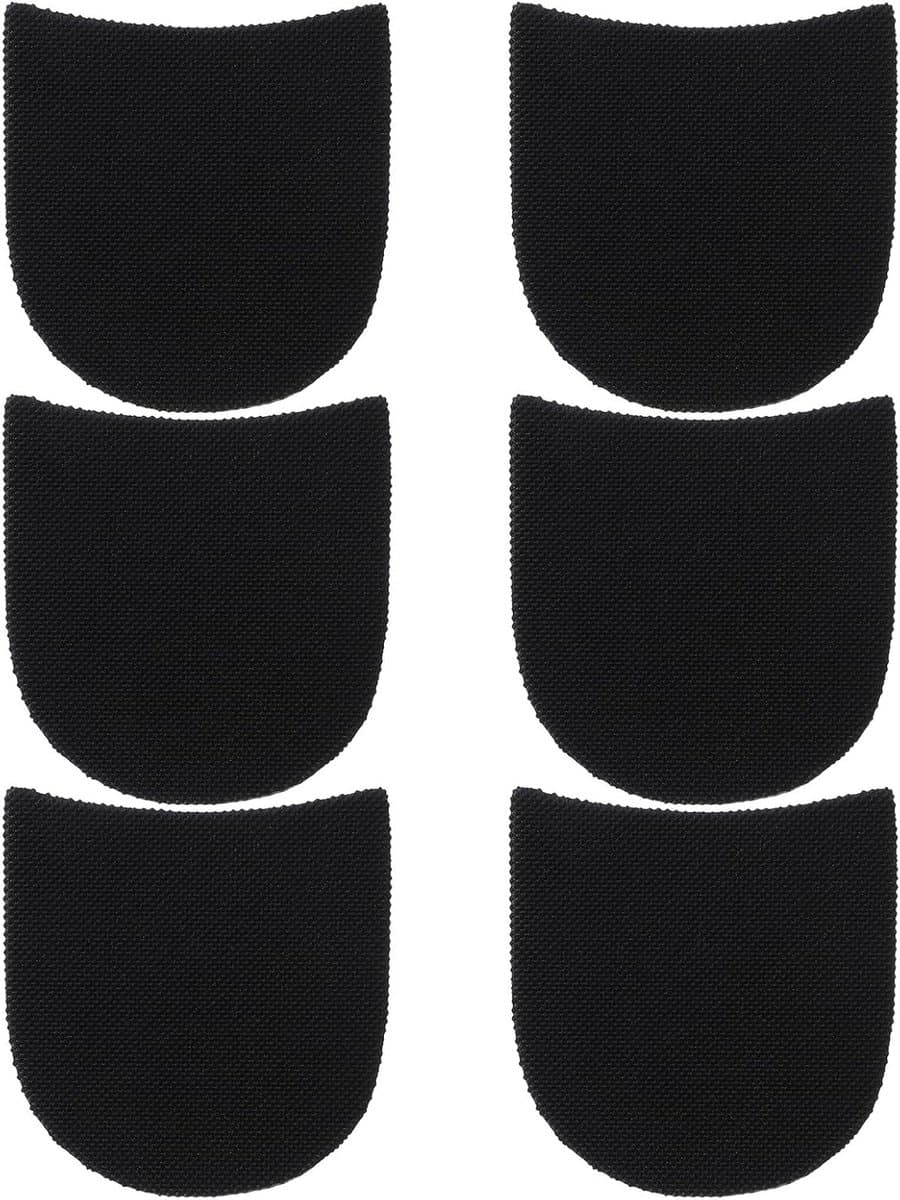 6 Stuks Schoenhiel Reparatie Rubber Pads - Vervangende Laarshak en Antislip Zoolbeschermer voor Mannen en Vrouwen, 0,16 Inch (4 mm) Dikte, Ideaal voor Slijtage en Comfort