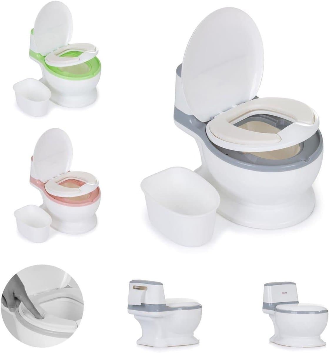 Potty Training Stoel - Kinderpotje Muziek - Hygiëne Leren - Anatomisch Zacht Zitting - 40 x 32 x 28 cm