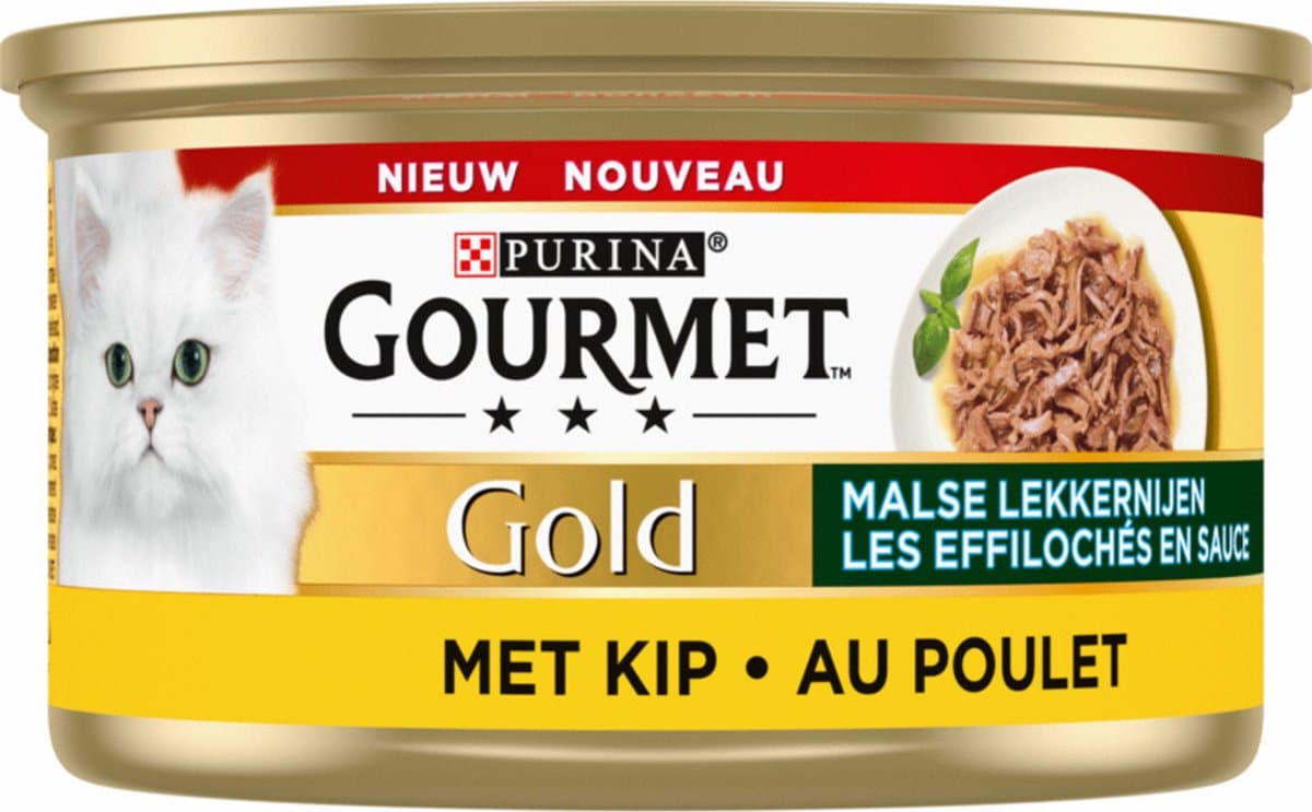 Gourmet Gold kattenvoer malse lekkernijen met kip 85 g