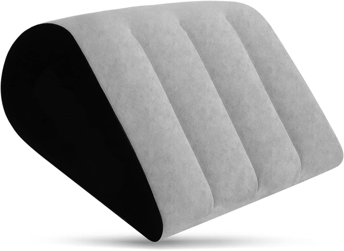 AMA® Sex Kussen - Sex Stoel - Sex Meubel - Grijs - Opblaasbaar - 25x19x4cm