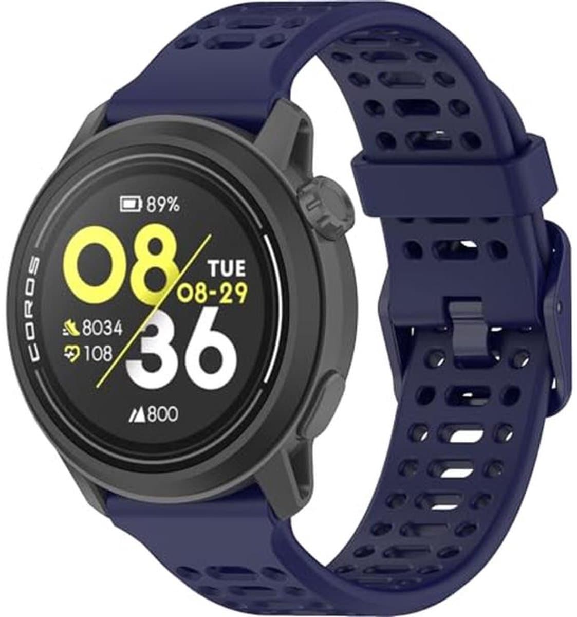 Sport Siliconen Horlogeband 20mm 22mm Compatibel met Smartwatches voor Mannen en Vrouwen