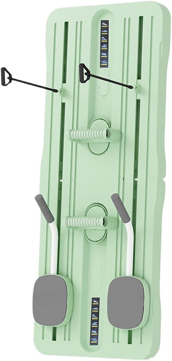 Pilates Board - Fitness Hulpmiddel - Core Versterking - Opvouwbaar Ontwerp - 105x40x3 cm - Groen
