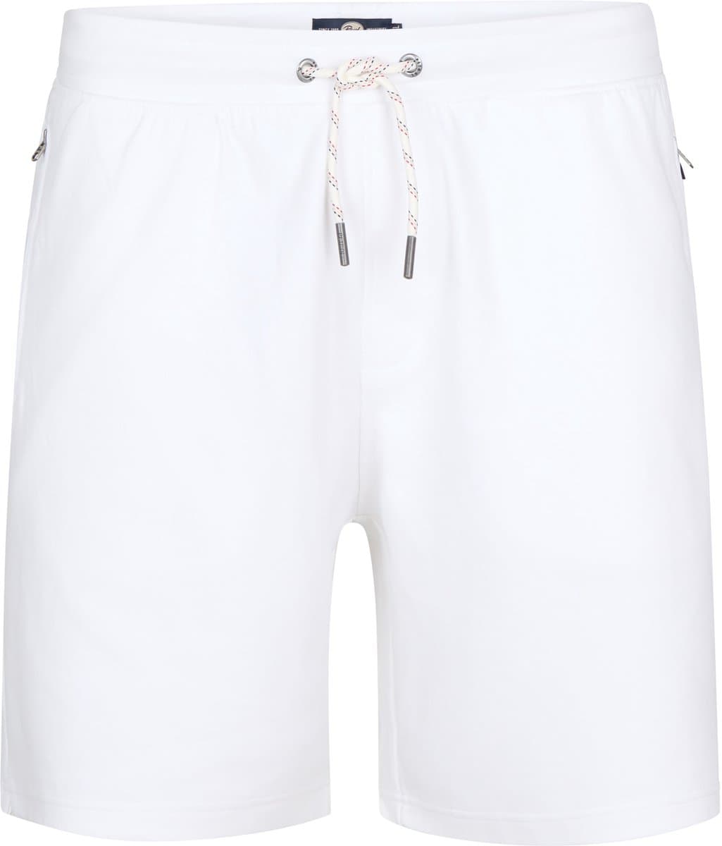 Petrol Industries - Heren Plus Size Sweat short Horizon - Wit - Maat 5XL