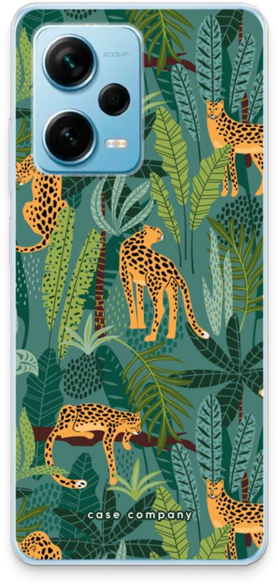 Case Company® - Hoesje geschikt voor Xiaomi Redmi Note 12 Pro Plus hoesje - Luipaard 2 - Soft Cover Telefoonhoesje - Bescherming aan alle Kanten en Schermrand
