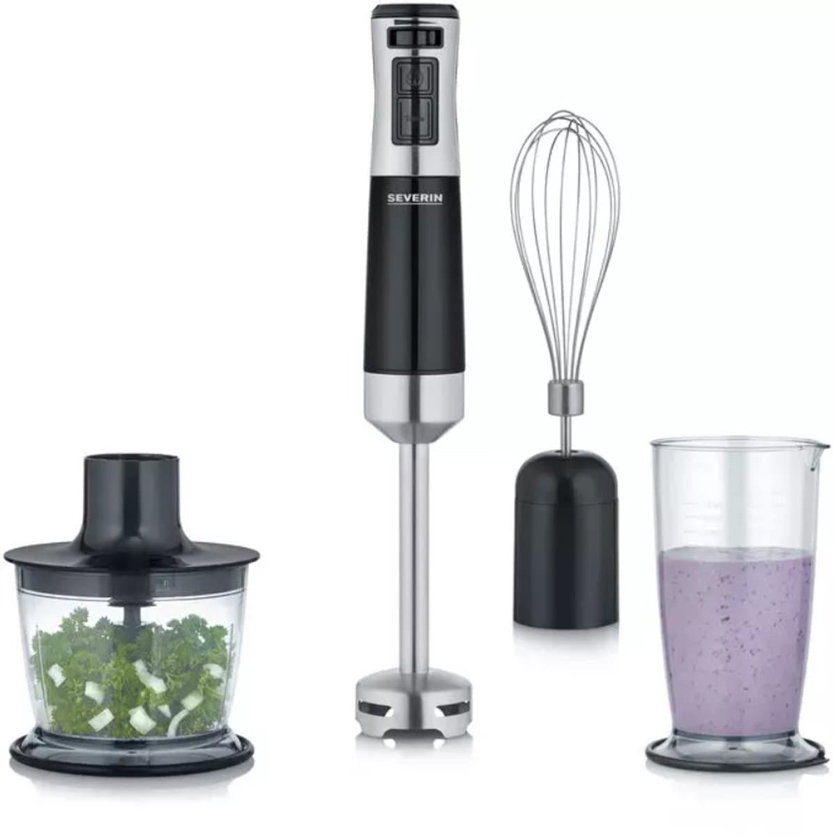 Severin SM 3772 - blender - 1000W zwart/RVS pulseermogelijkheid