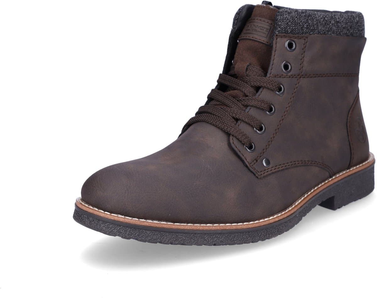 Rieker heren veterboot bruin