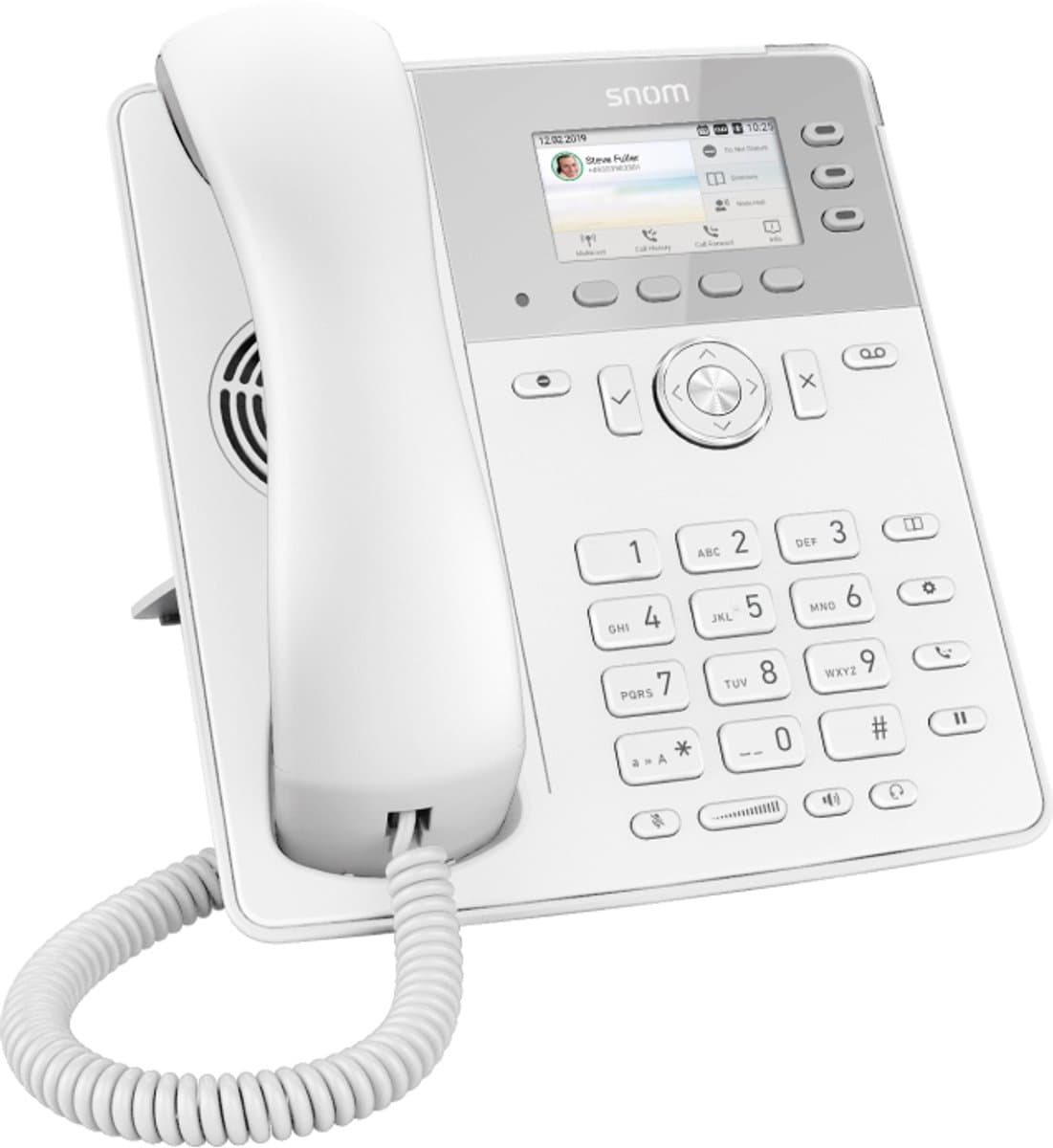 Snom D717 - VoIP-Telefon - dreiweg Anruffunktion - weiß
