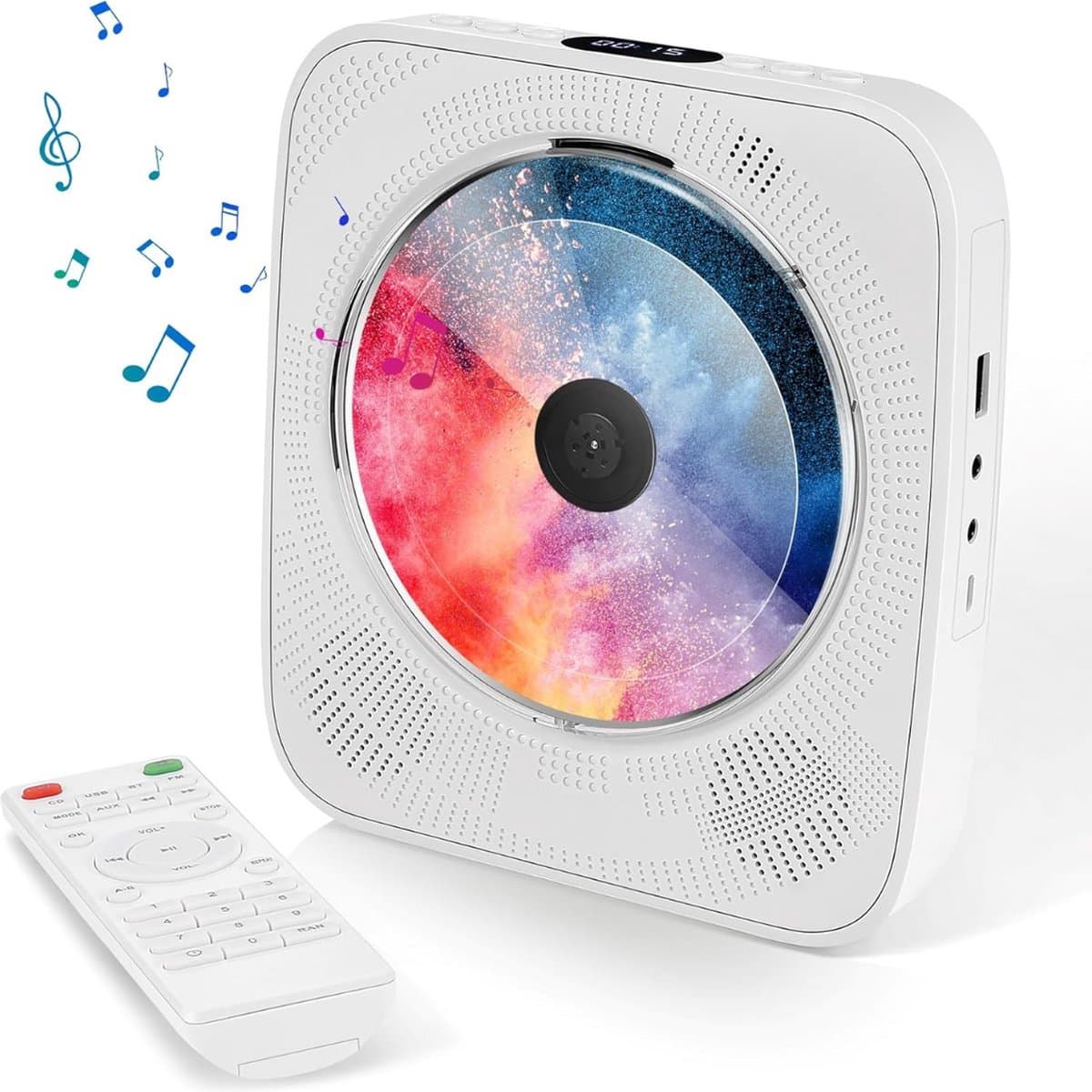 Discman - CD speler - Anti shock - Oplaadbaar - Bluetooth - Voor oordopjes en koptelefoon - Must have voor iedereen!