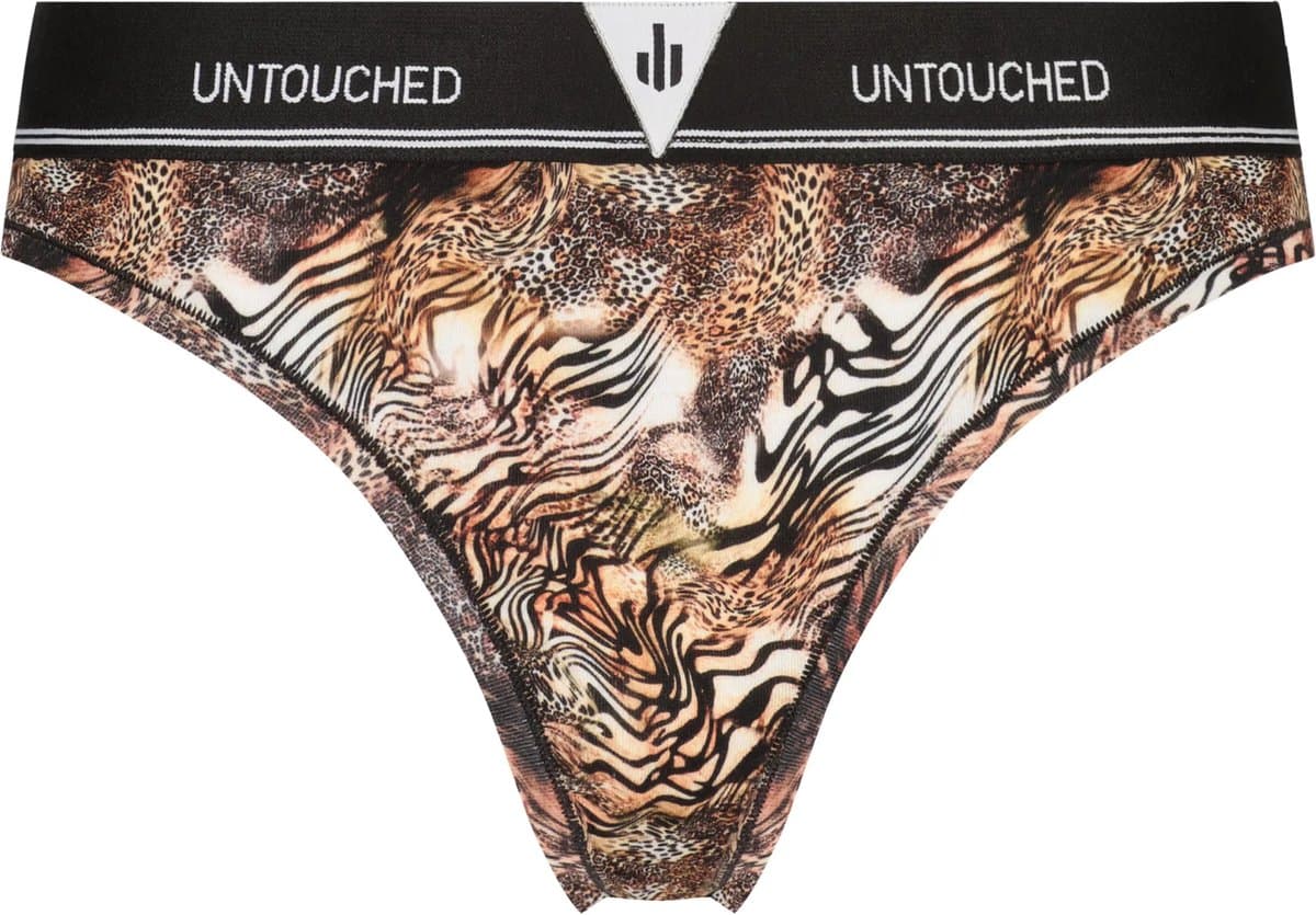 Untouched strings dames - ondergoed dames - duurzaam - perfecte pasvorm - Animal Mix String M