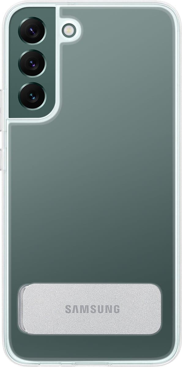 Samsung Clear Standing Hoesje - Samsung Galaxy S22 Plus - Transparant