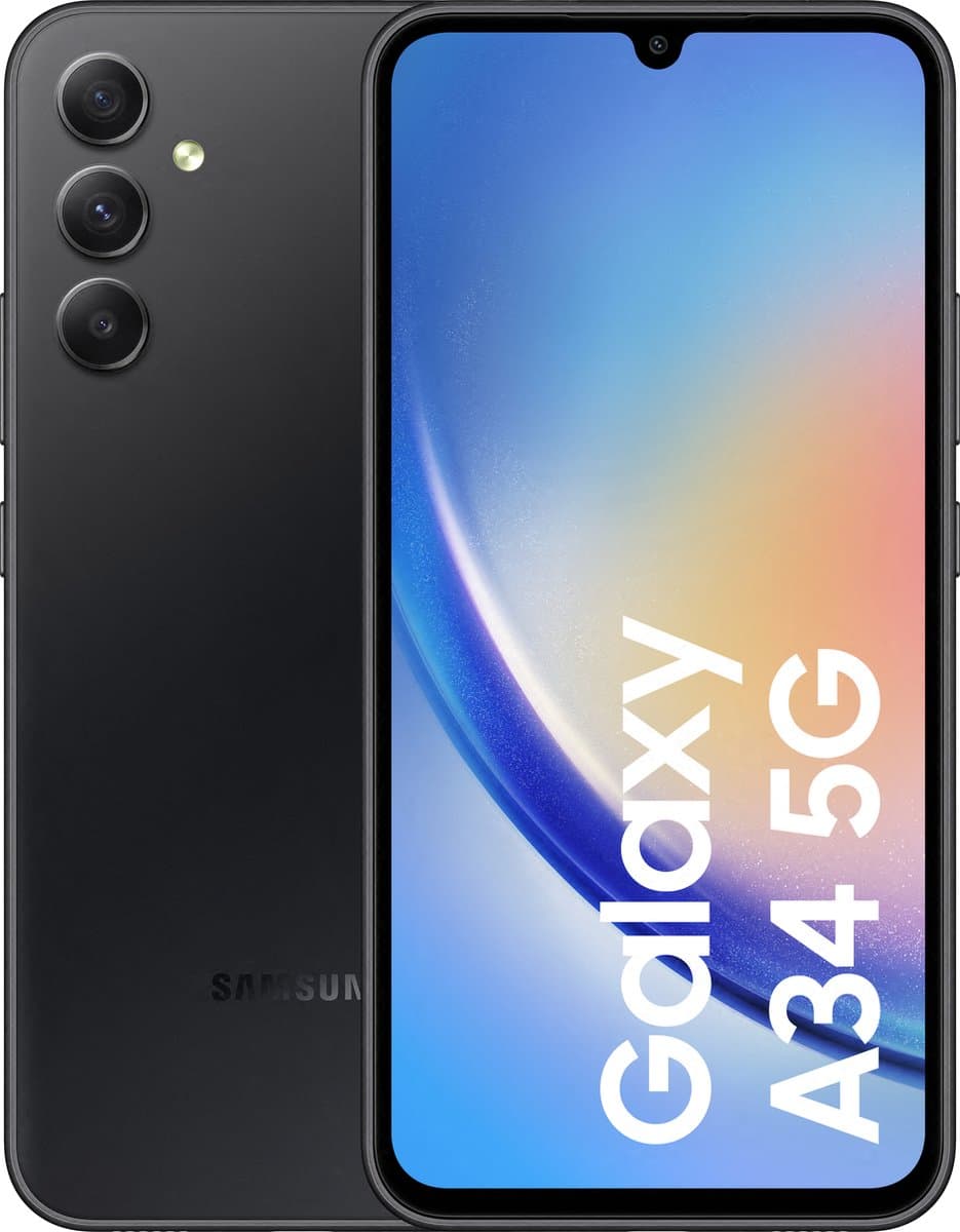 Samsung Galaxy A34 5G - 128GB - Enterprise Edition - Awesome Black