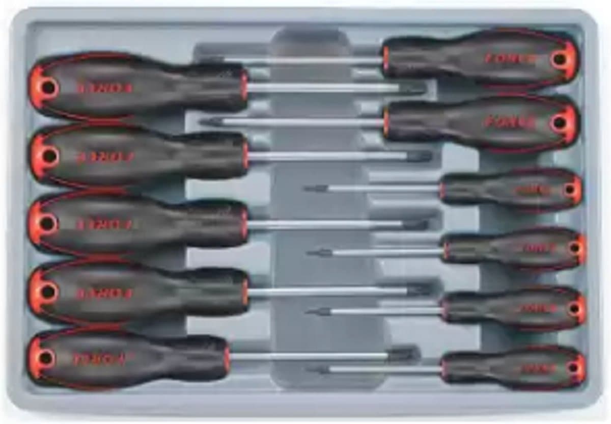 Schroevendraaierset torx met gat 11 delig Force