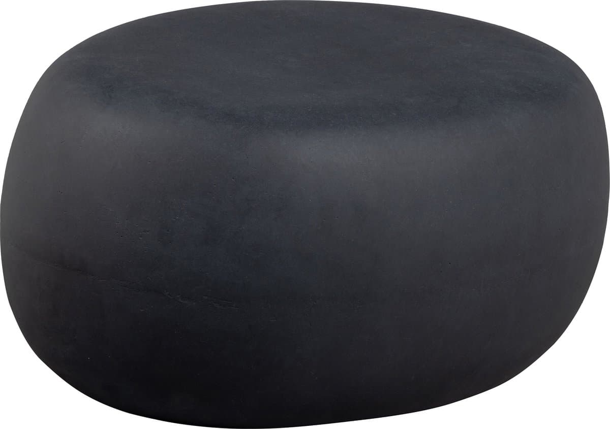 vtwonen Pebble Bijzettafel - Fiberclay - Betonlook - Antraciet - 31x65x49 cm