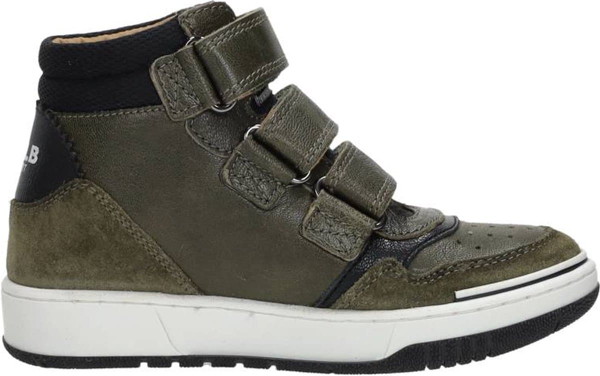 Develab 44307 Lage sneakers - Leren Sneaker - Jongens - Groen - Maat 31
