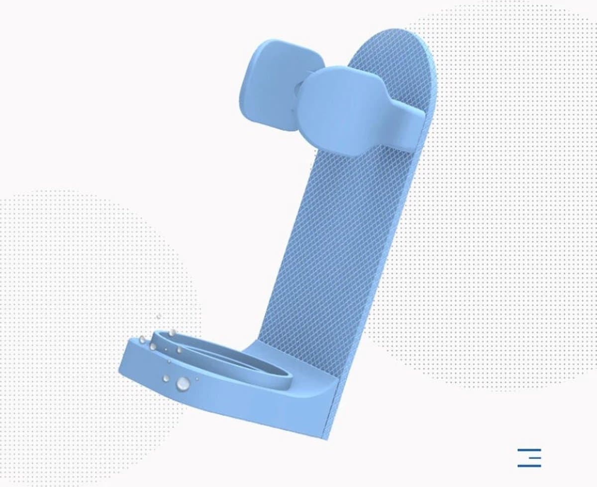 Tandenborstelhouder - Houder Elektrische Tandenborstel - Kleur Blauw - zonder boren - geschikt voor Oral B Toothbrush - Zelfklevend hangende houder