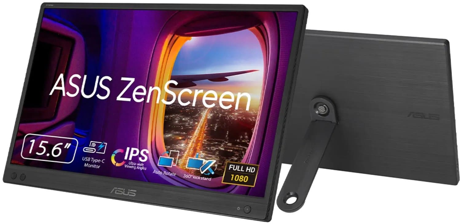 ASUS ZenScreen MB166CR computermonitor 39,6 cm (15,6") 1920 x 1080 pixels full HD LCD zwart