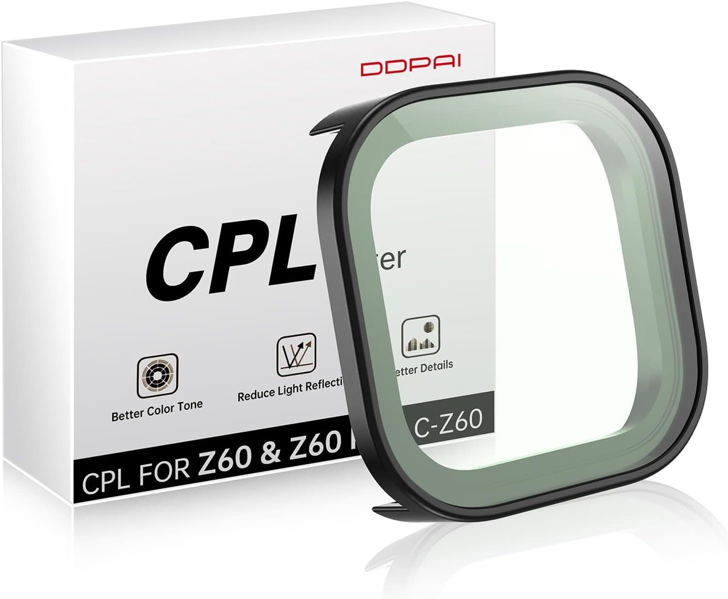 CPL Polarisatiefilter voor Dashcam Z60/Z60 Pro - Minder Reflectie