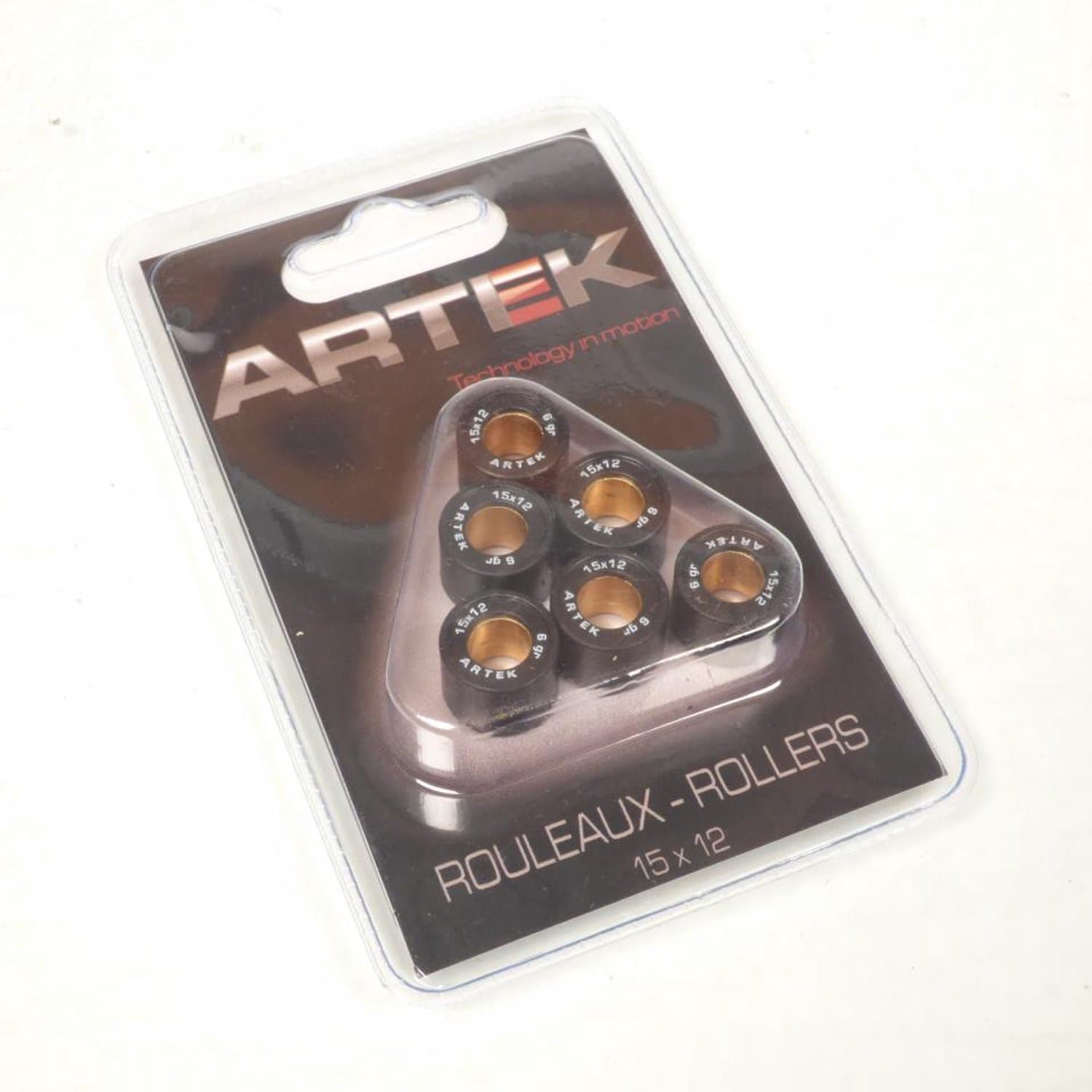 Galet rouleau de variateur Artek pour Scooter Aprilia 50 Rally Ac Neuf