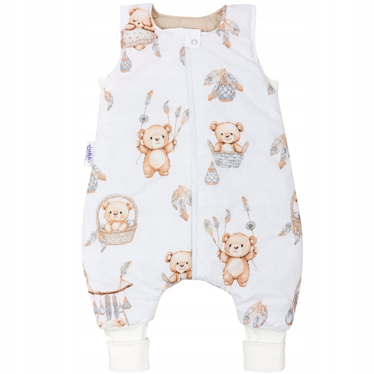 Jukki Babyslaapzak met Voetjes - 100% Katoen, 70cm
