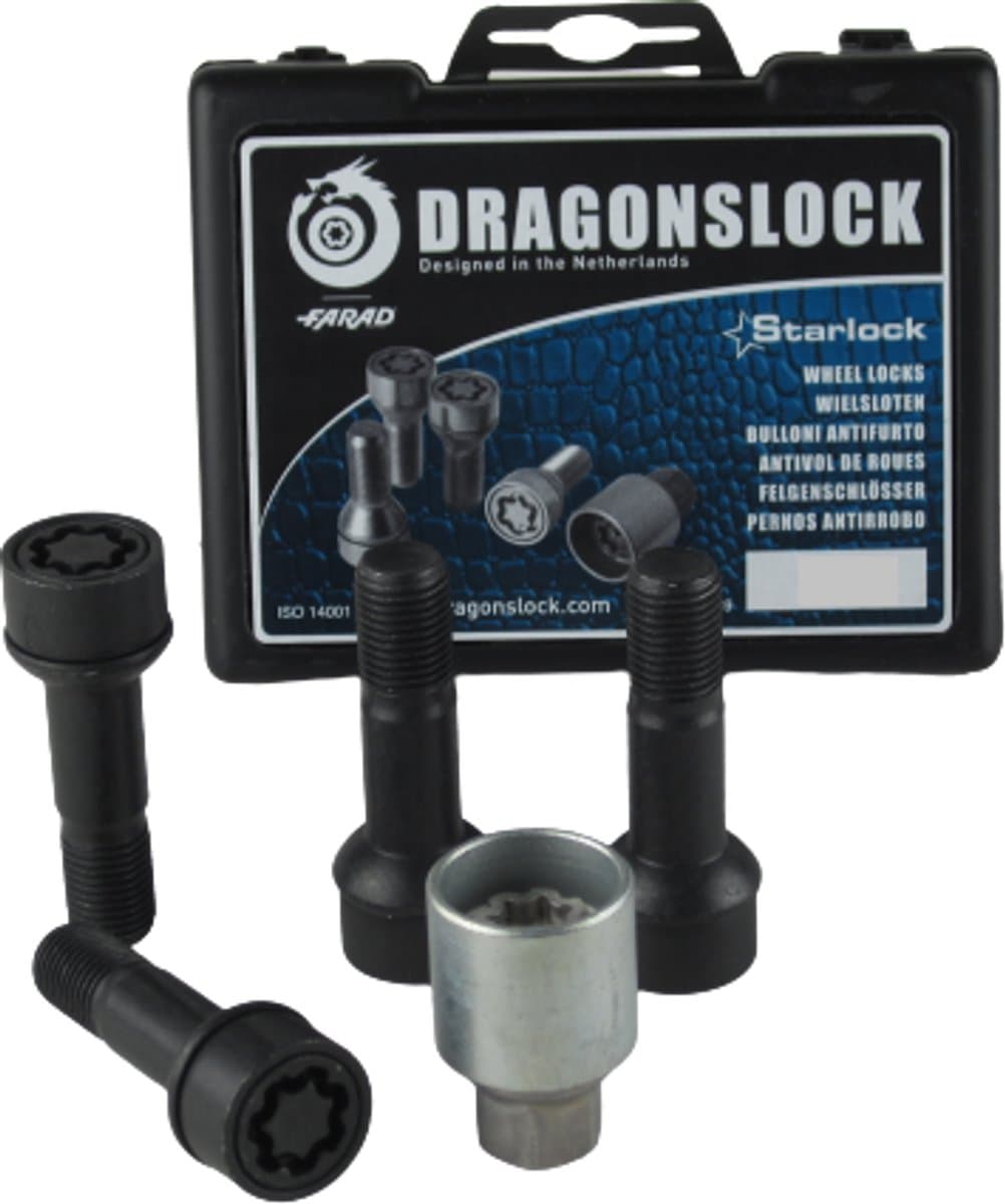 Dragonslock Slotbout (wielslot) - Mercedes CL Klasse - Kleur zwart