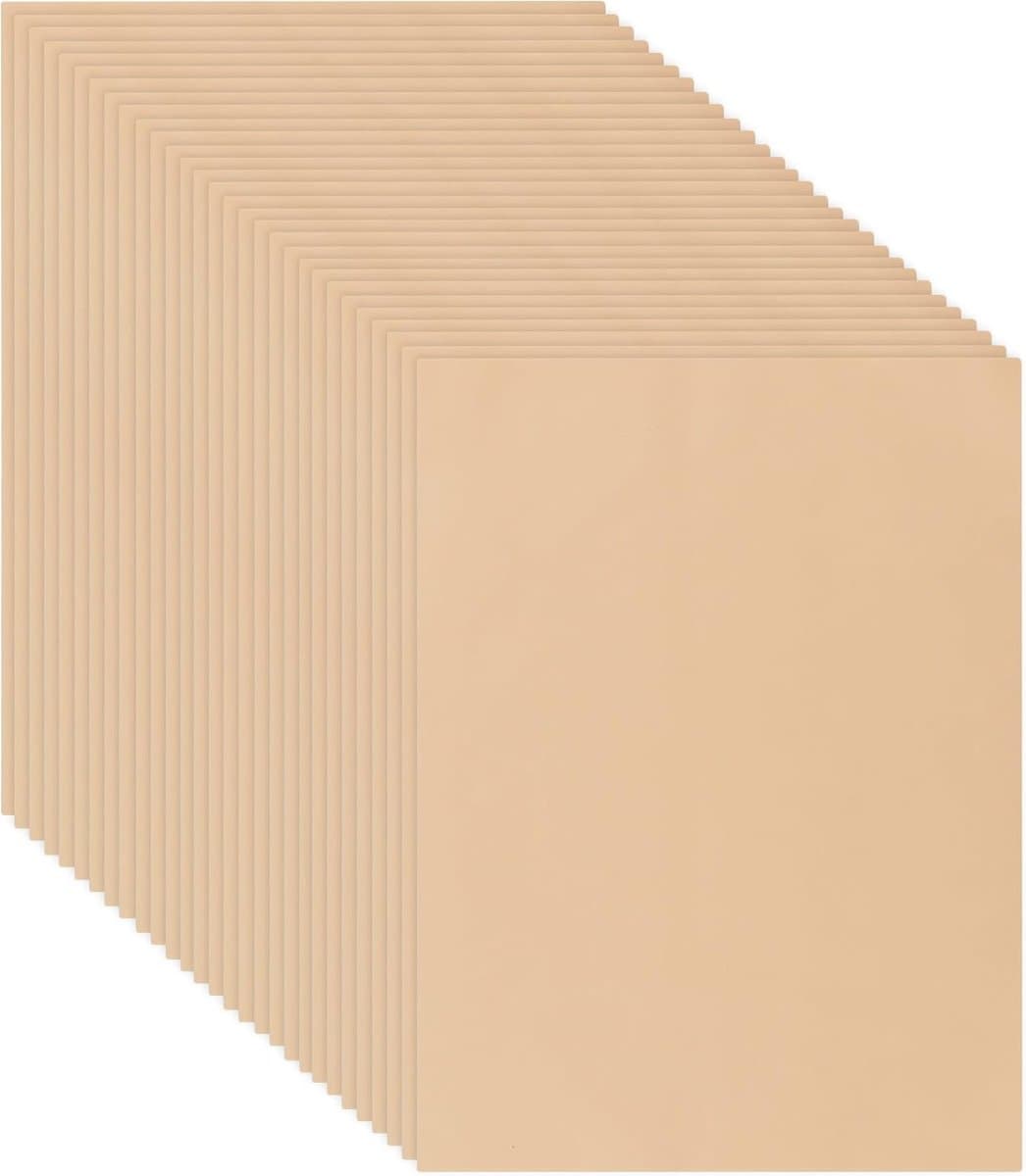 30 stuks kunsthuid tattoo-oefenhuid, 19 x 14,5 cm, tattoo-oefenhuid, siliconen huid om te oefenen voor beginners, ervaren tatoeërs