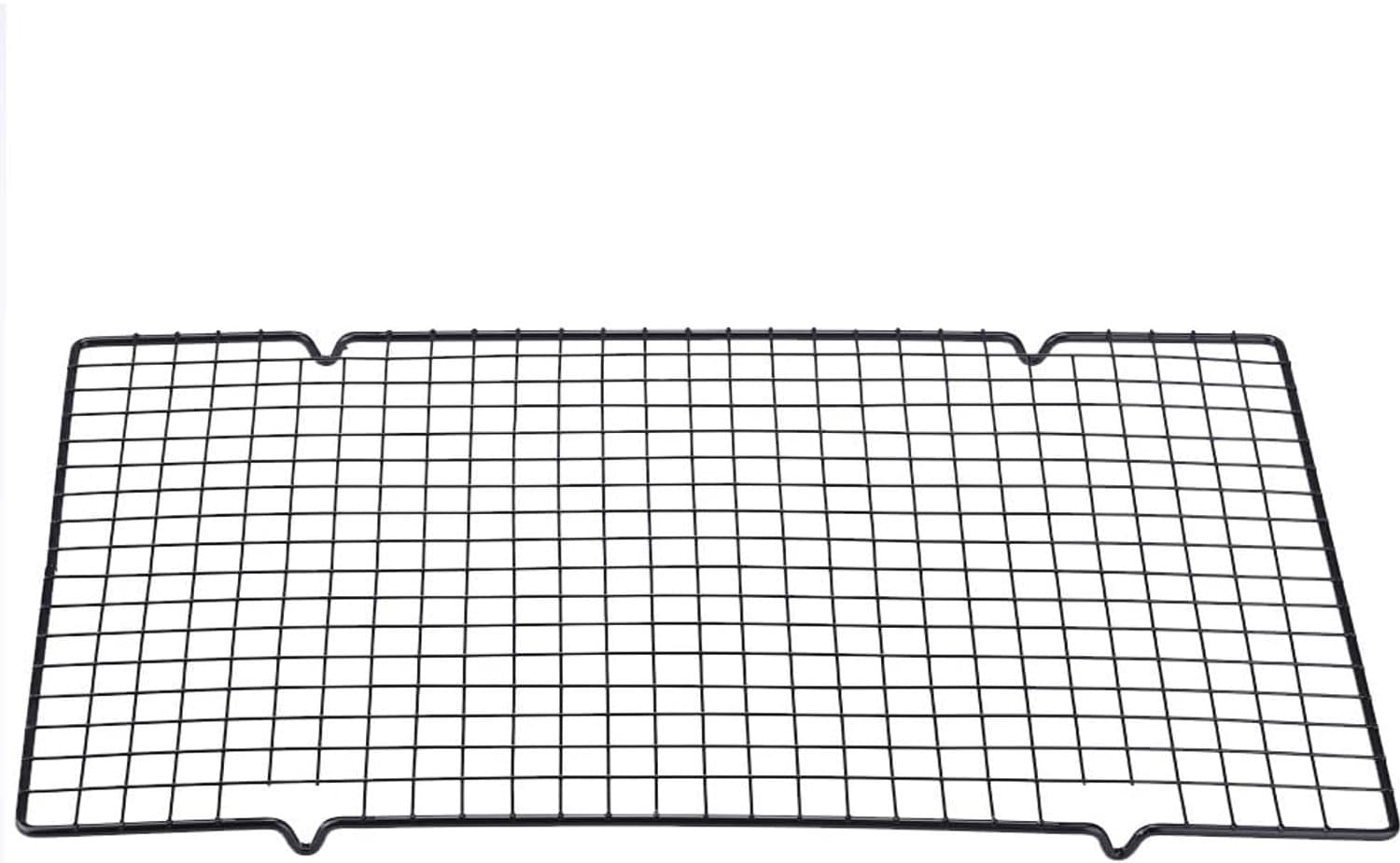 koelrek, 40 x 25 cm stalen bakrek en koelrek met antiaanbaklaag, taartkoelrooster, rooster voor koekjes, pizza, brood, taart bakken