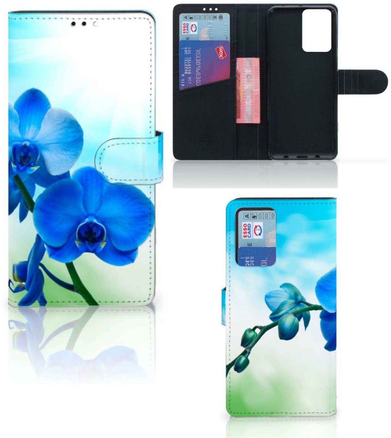 Xiaomi Redmi Note 10 Pro Hoesje Orchidee Blauw - Cadeau voor je Moeder
