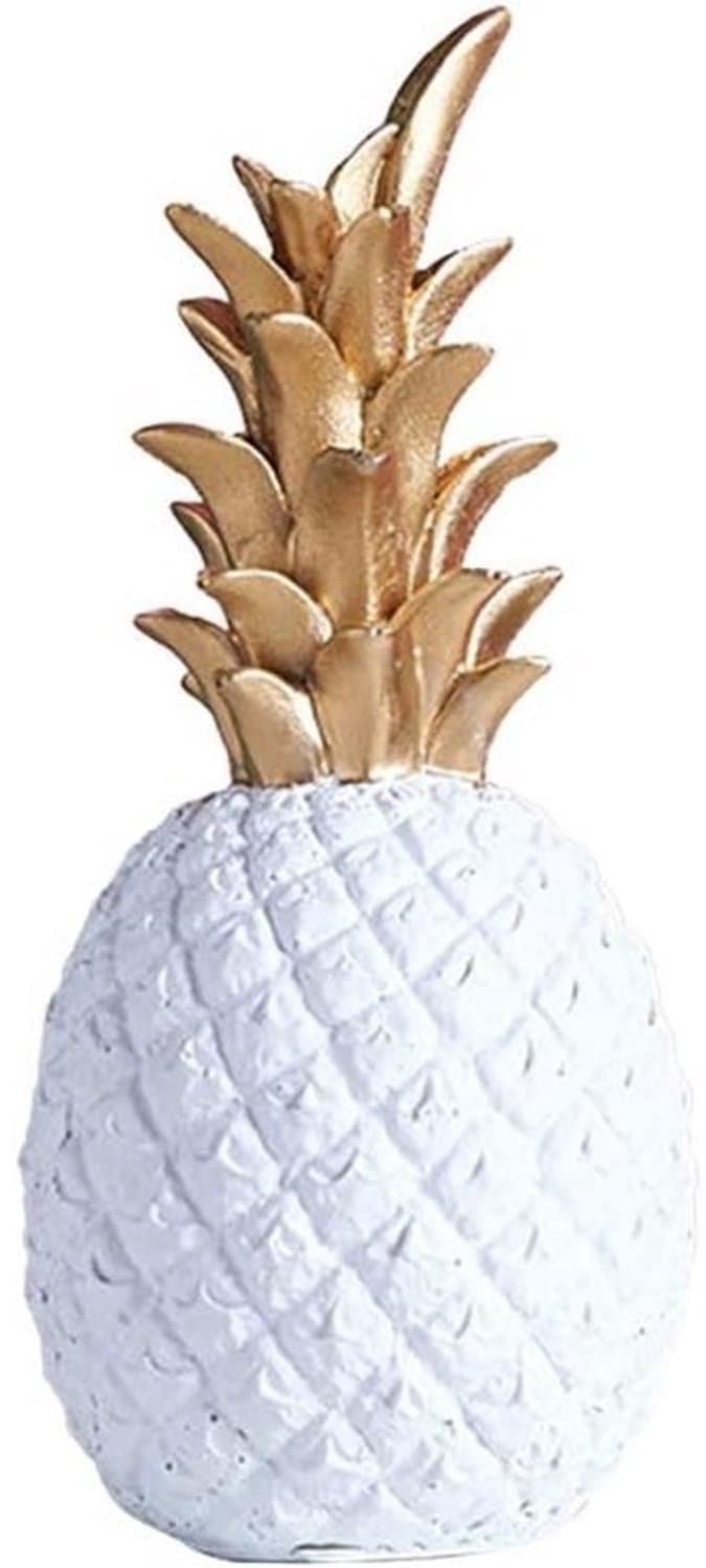 Decoratieve gouden ananas van hars - Tafeldecoratie voor woonkamer & slaapkamer