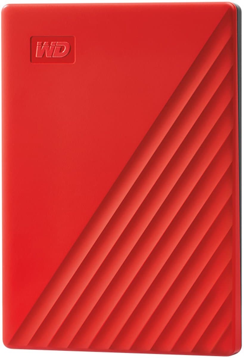 Western Digital My Passport - Externe Harde Schijf - 2 TB - Rood