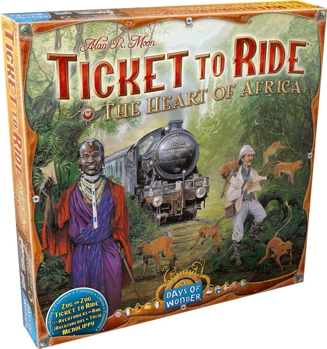 Days of Wonder - Ticket to Ride Afrika - Uitbreiding - Bordspel