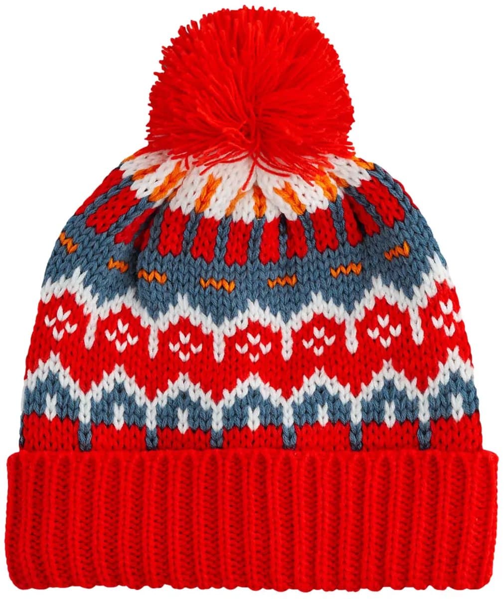 Retro Ski Beanie - Alpine Racer - One Size