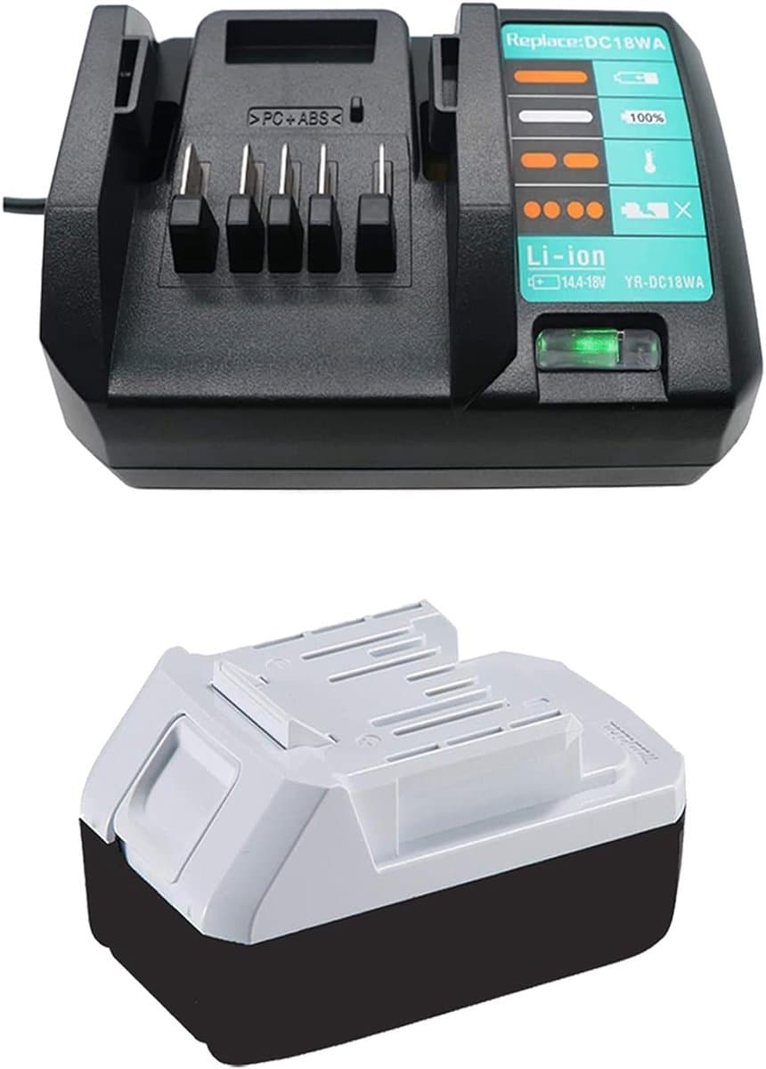 Oplader 14,4V-18V G-Serie met 2.0Ah Accu - Geschikt voor Diverse Accu Sets