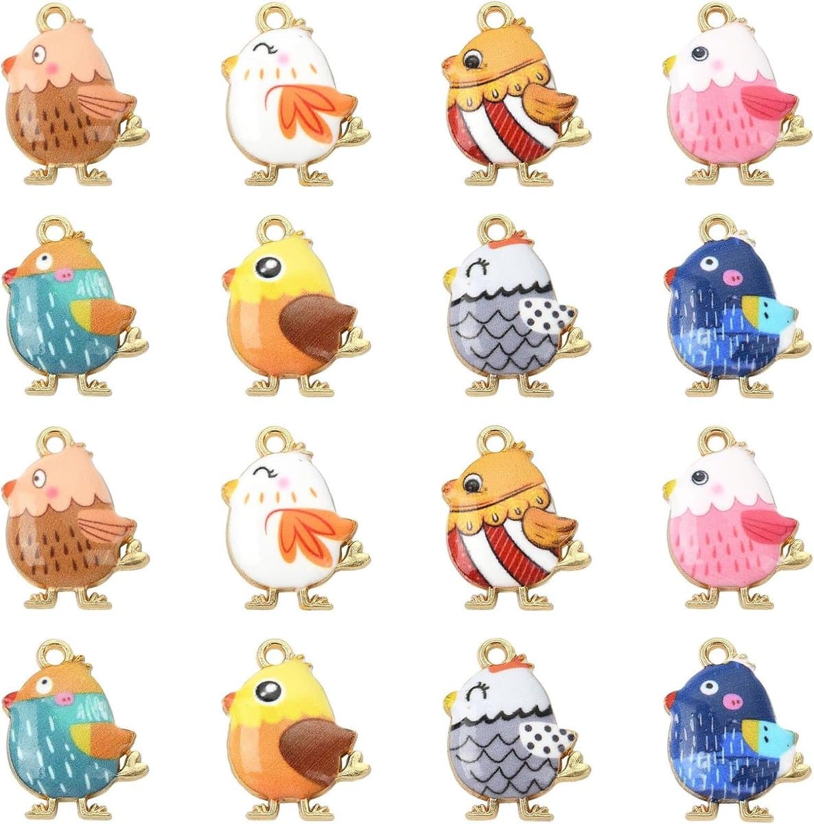 Ipotkitt Sieraden Maken Charms Diverse Emaille Engel Dier Legering Metalen Charms Voor Diy Ketting Armband Oorbel - ShopVlot
