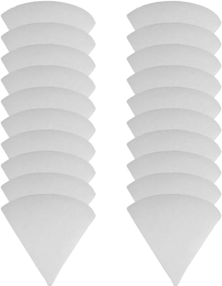 Ventilatiesysteemfilter - Kegelfilters - Geschikt voor DN 125 - Compatibel met Zehnder Vallant Helios - Wolf Maico - 20 stuks - Filter voor ventilatiesysteem - Wit.