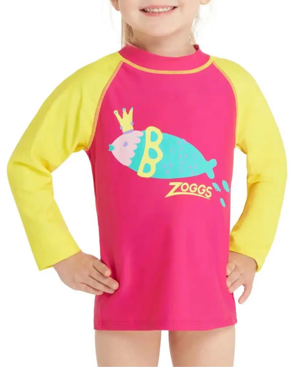 Zoggs Sun Shirt LS Meisjes - Maat 80