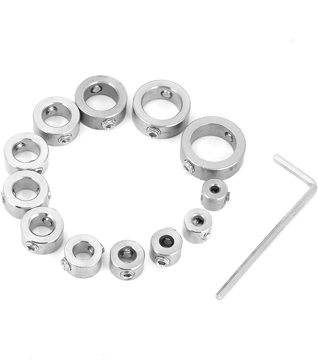 12 stks 3-16mm Boordiepte Stop Bit Kraag Set Boorgrens Ring Boor Diepte Stop Kragen Ring Positioner Locator