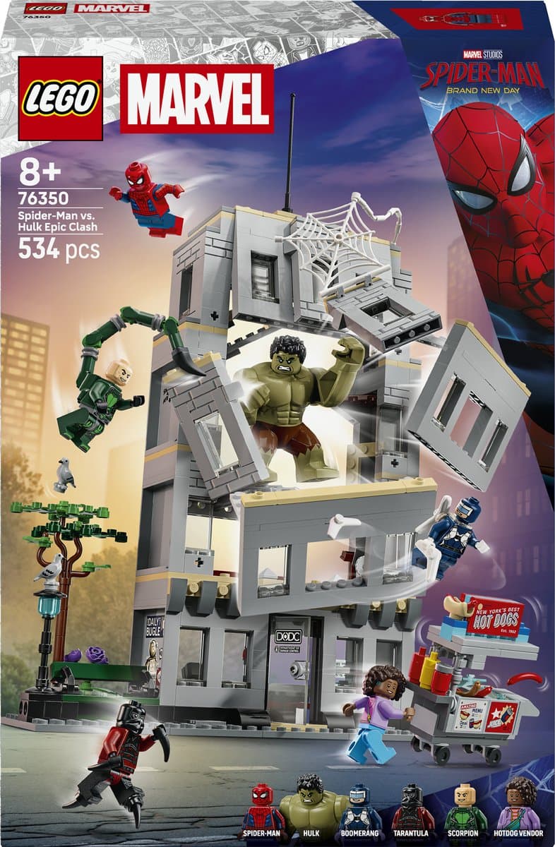 LEGO Marvel Spider-Man vs. Hulk ultieme confrontatie 76350