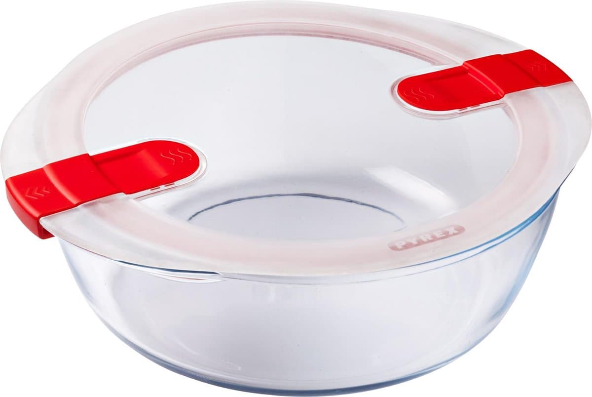 Cook &, Heat Voedselcontainer Rond met Deksel 26 x 23cm