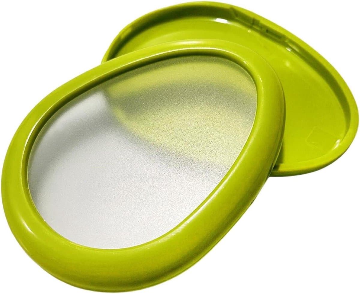 Fruit Bewaardozen - Opbergcontainers Koelkast - Voedsel Vers Houden - Luchtdichte Siliconen Afdichting - 17.5 x 14.5 x 2.5 cm