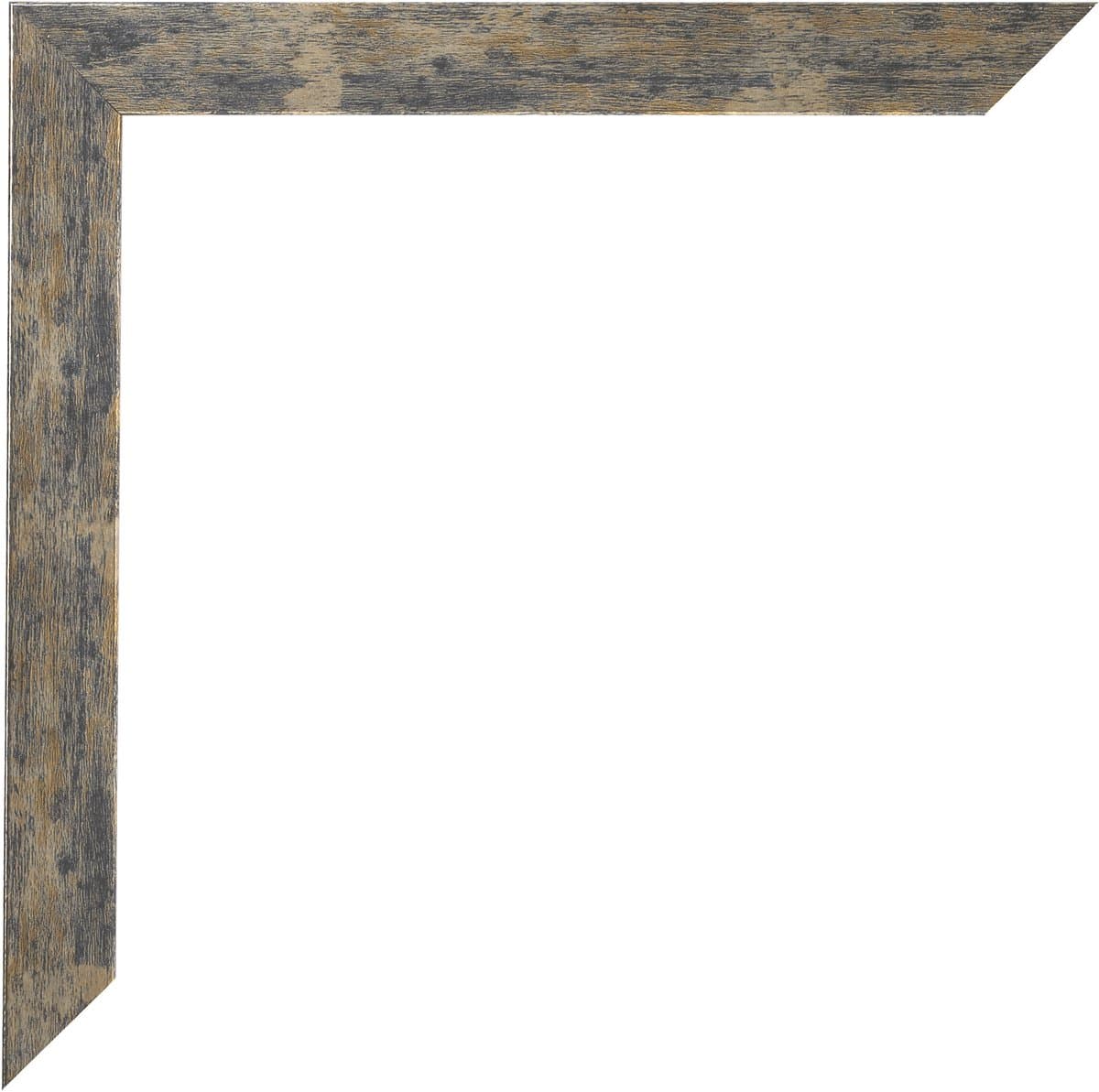 Fotolijst 42x60 cm - MDF - Blauw Goud Gemeleerd - Benno