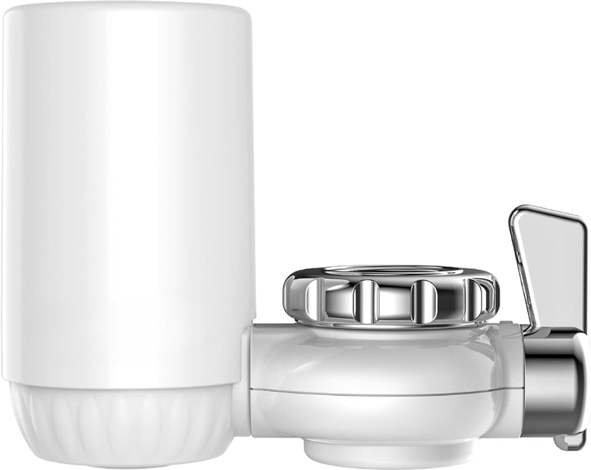 QORA® Waterfilter kraan - Waterfilter - Wit - ‎19cm x 8cm x 18cm