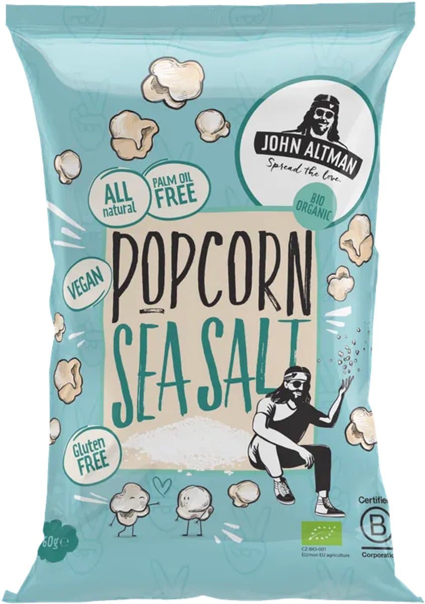 John Altman Popcorn sea salt bio 60 Gram