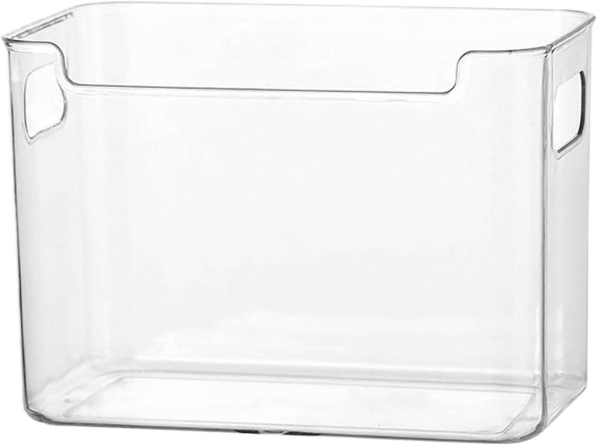 Koelkast Organisatie - Opbergbakken - Ruimte Optimaliseren - Stapelbaar Ontwerp - 10x12x10 cm - Transparant