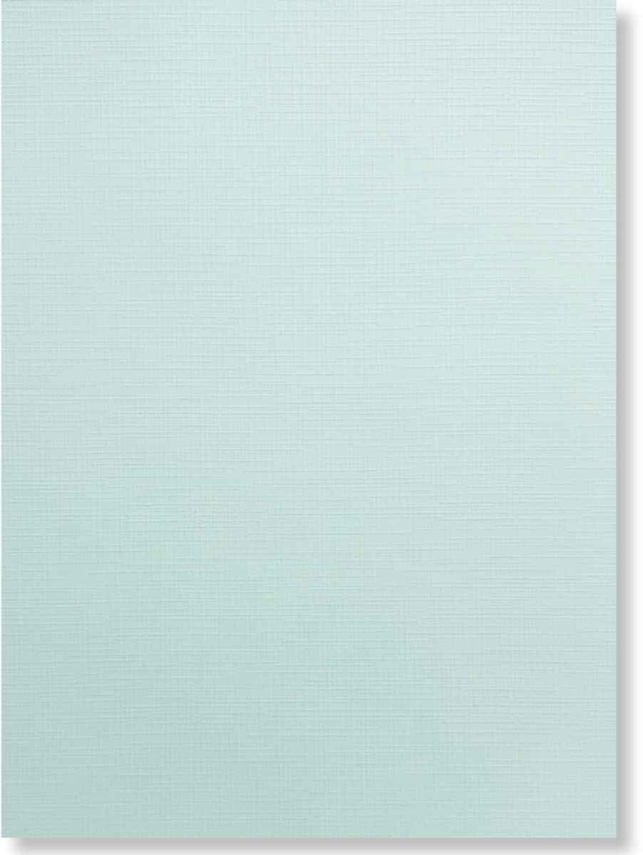 20 Linnen Kaarten papier - A4 - Middengroen - Cardstock - 29,7x21cm - 240 grams - Karton
