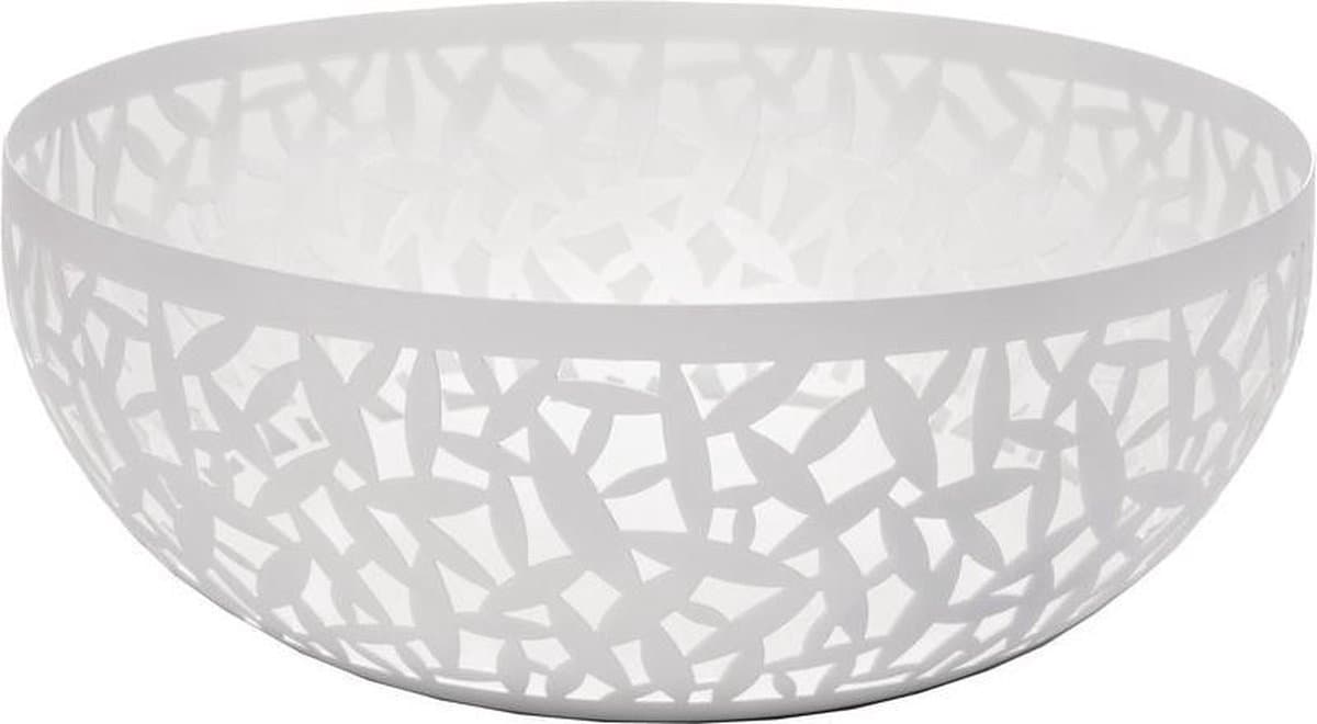 Alessi Cactus! Rond Staal Wit serveerschaal