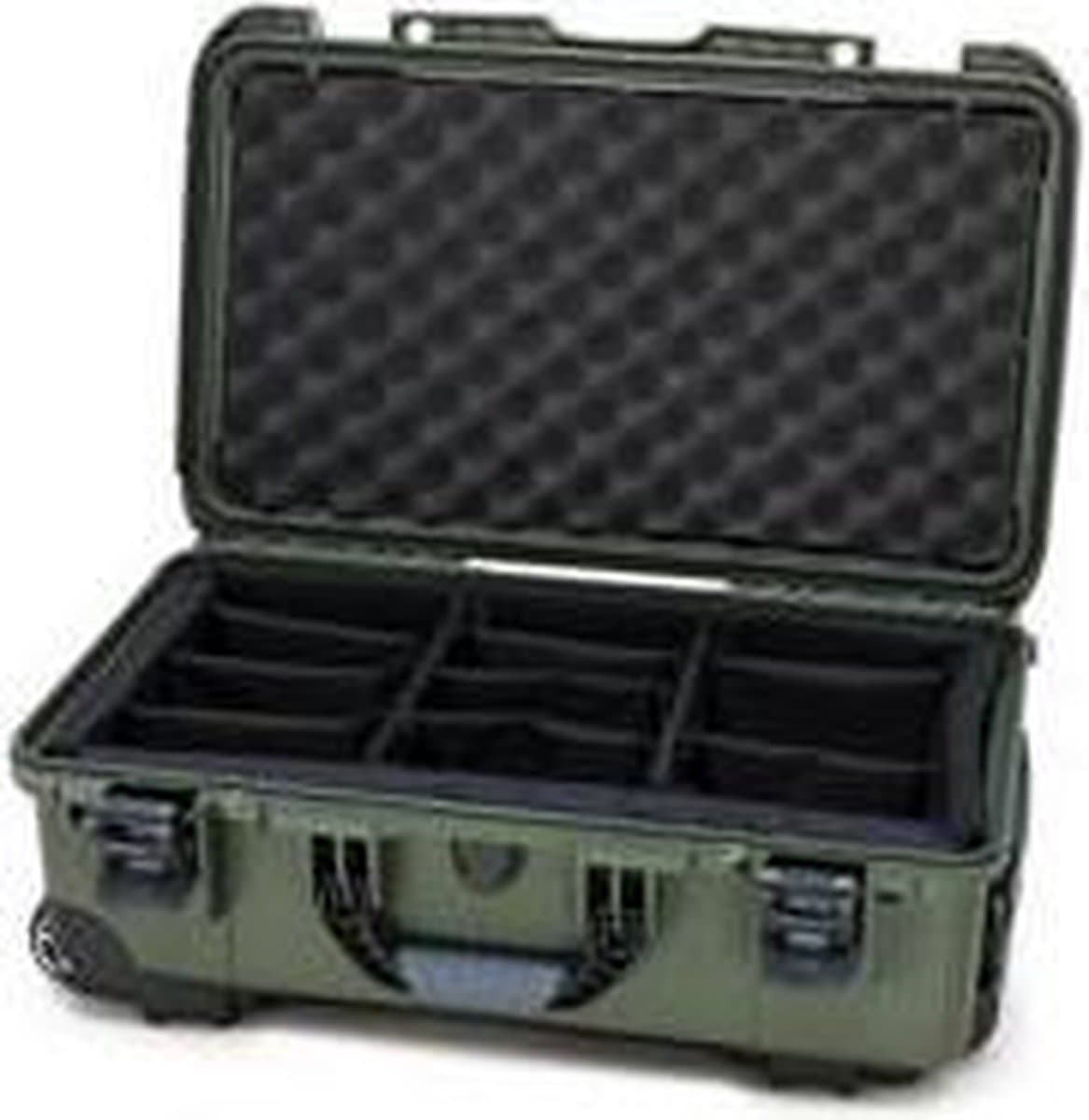 Nanuk 935 Case w/padded divider - Olive