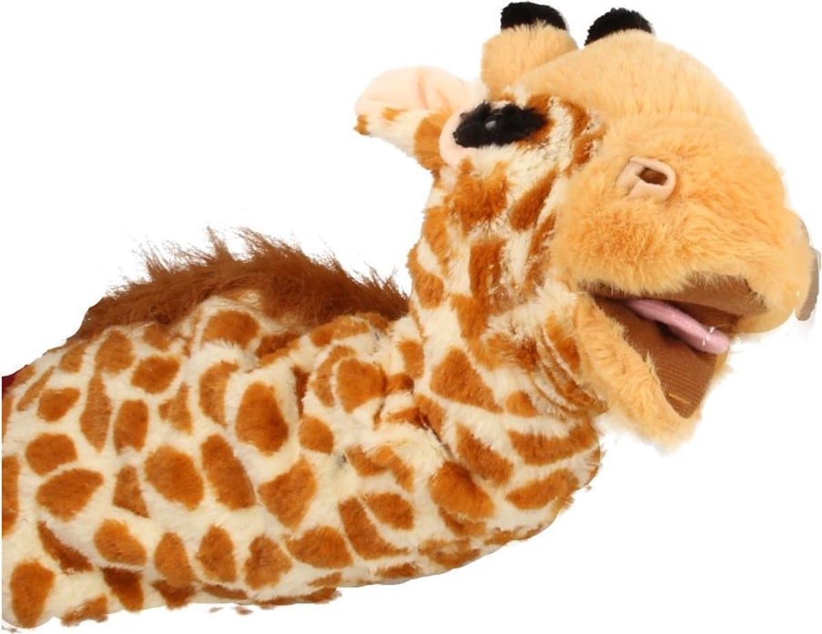 Pluche Giraffe Handpop Lang