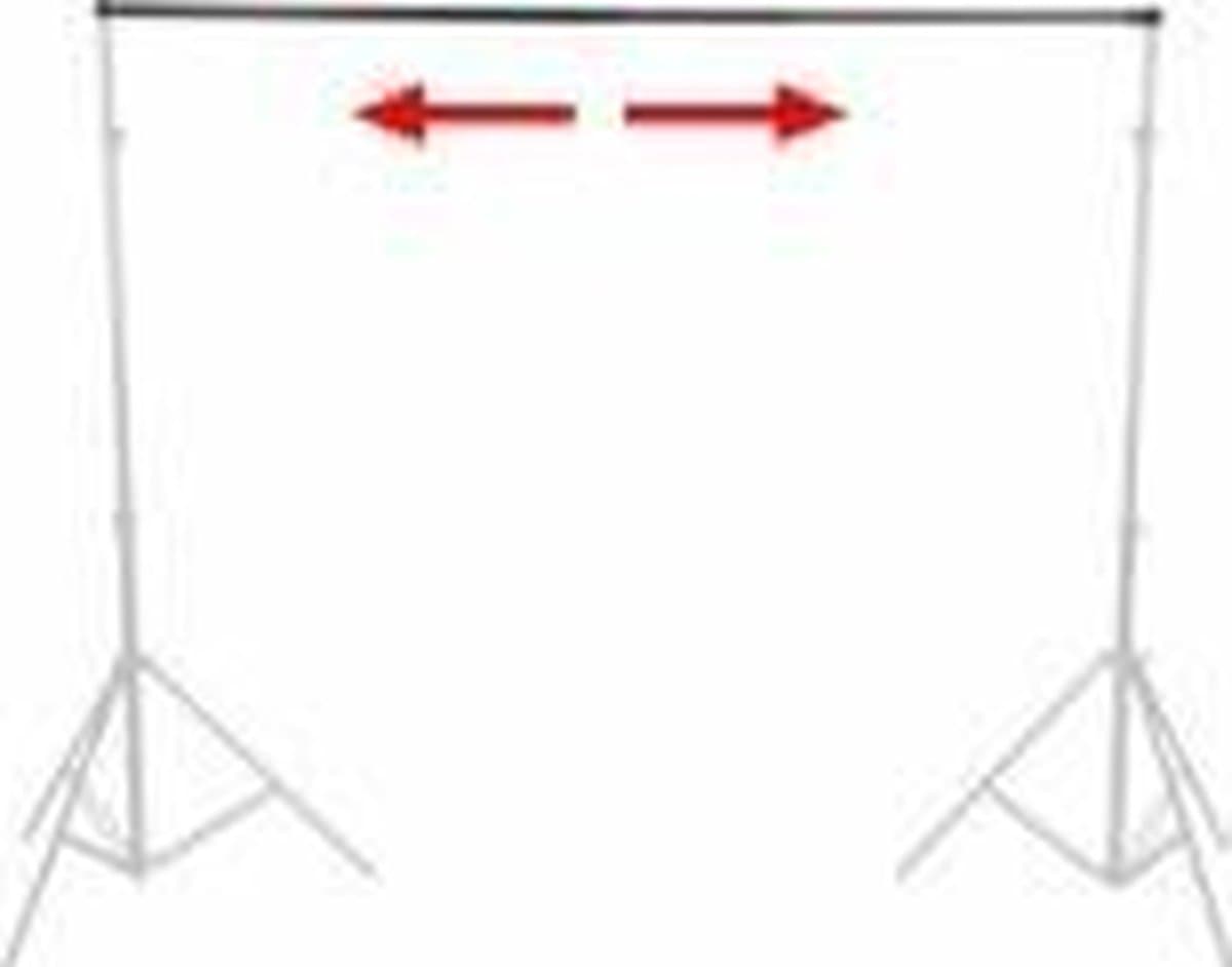 Walimex Achtergrond dwarsstang, telescoop, 120 - 307 cm