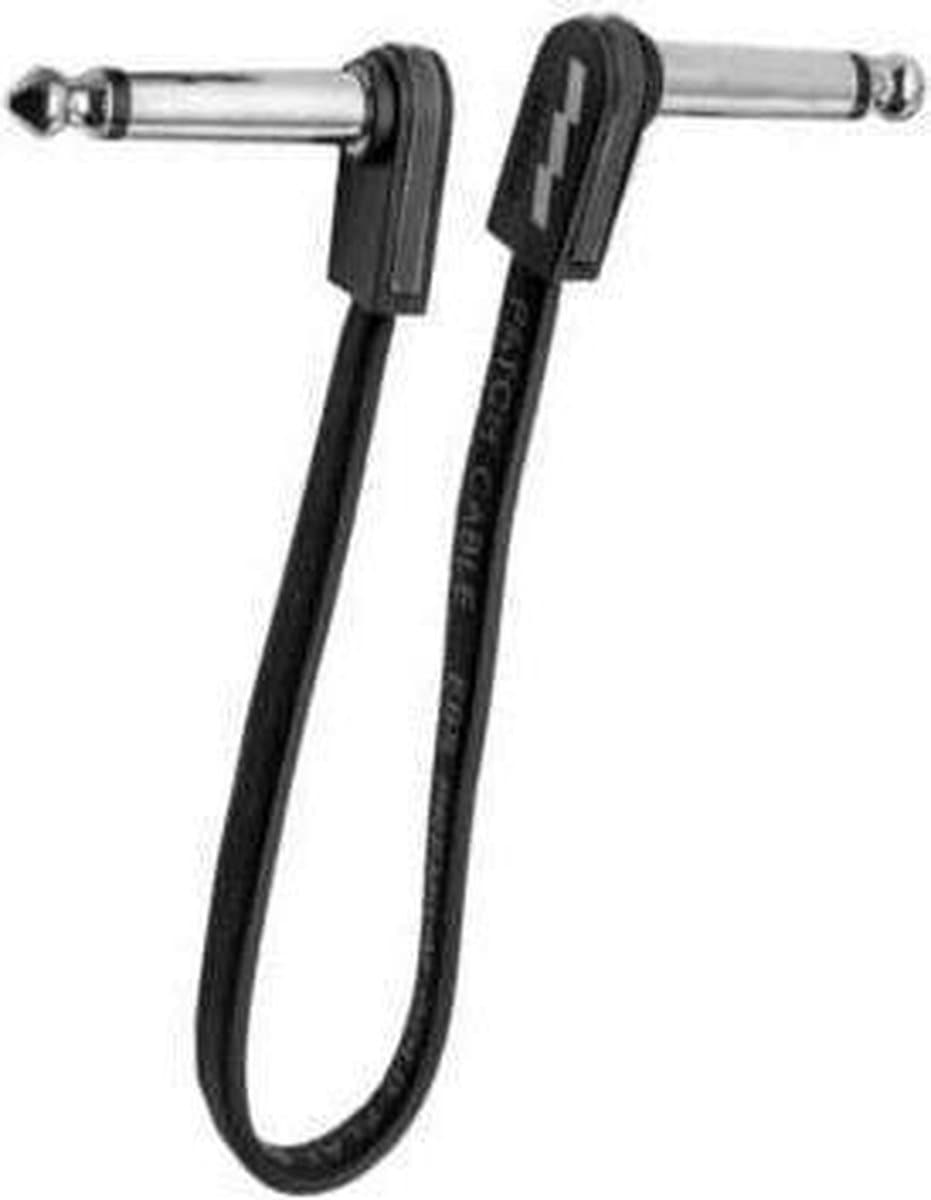 EBS PCF-DL18 Deluxe Flat patchkabel mono-jack haaks 18 cm