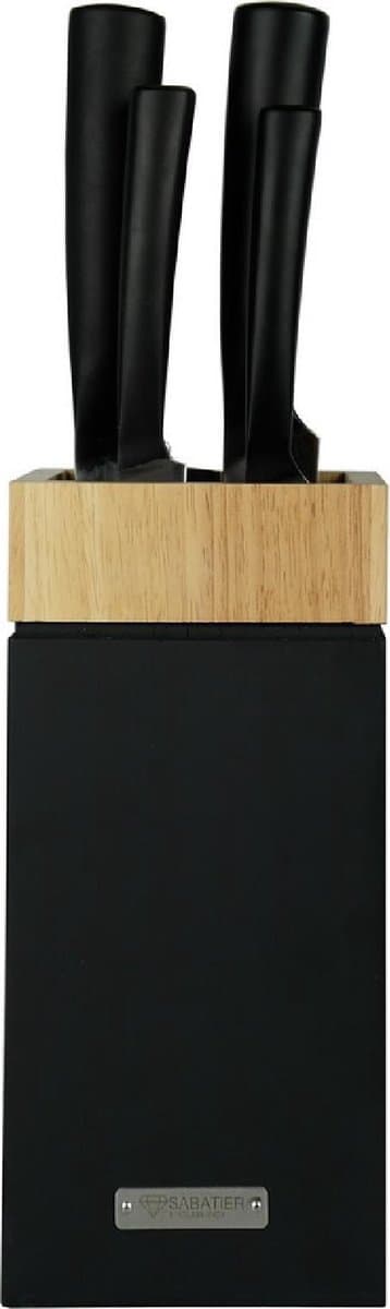 Diamant Sabatier Trophee Messenblok - Rubberhout - PET-vulling - Zwart - Zonder messen